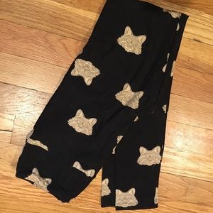 Lularoe wolf leggings OS